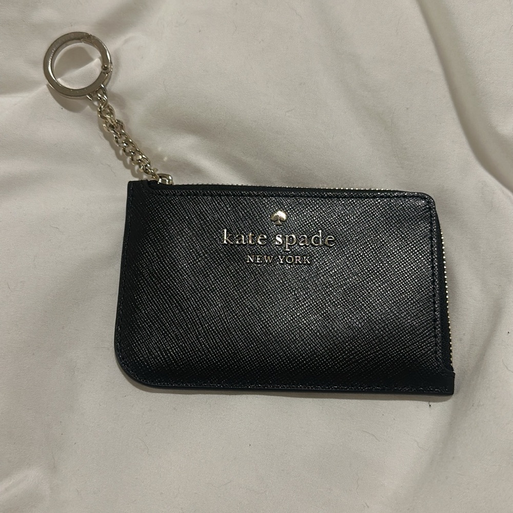 Kate Spade Black Keychain Cardholder